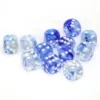 Nebula 16mm D6 Drk Blue/White Block (12) -game Shop CHX27666