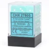 Frosted 12mm D6 Teal/White Block (36) -game Shop CHX27805
