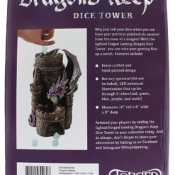 Dragons Keep Dice Tower - Purple Dragon -game Shop DKP TWR SF 311 PURPa scaled