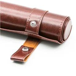 Foam Brain Games: Black Roll Up Dice Mat - Red Leatherette -game Shop FBG6000c