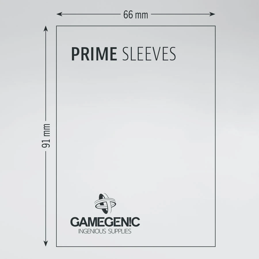Gamegenic Prime Blue Card Sleeves (100) 5 Gamegenic Prime Blue Card Sleeves (100) - Image 3