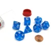 Koplow Games: 7-Dice Polyhedral Set - Blue/White 1 Koplow Games: 7-Dice Polyhedral Set - Blue/White -game Shop KOP 03012