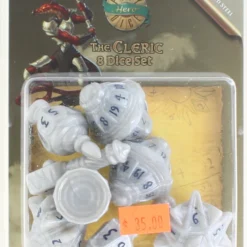 The Cleric: 8 Dice Set - Spirited Steel