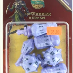 The Warrior: 8 Dice Set - Ghost Knight