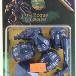 The Rogue: 8 Dice Set - Midnight Blue