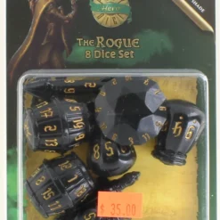 The Rogue: 8 Dice Set - Nightshade