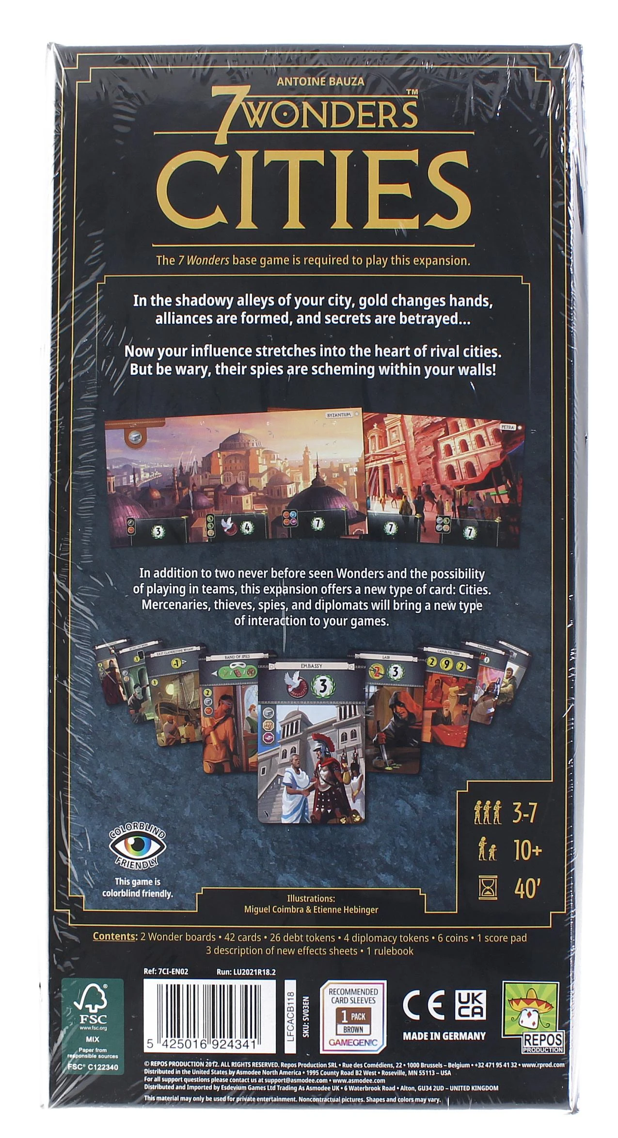 7 Wonders: Cities Expansion (New Edition) 4 7 Wonders: Cities Expansion (New Edition) - Image 2