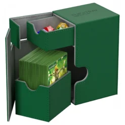 Flip'N'Tray Deck Case 80+: Standard Size Xenoskin - Green -game Shop UGD010225e