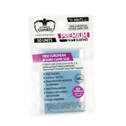 Ultimate Guard: Premium Soft Board Game Sleeves - Mini European (50)