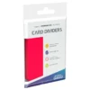 Card Dividers: Standard Size - Red 2 Card Dividers: Standard Size - Red -game Shop UGD010358