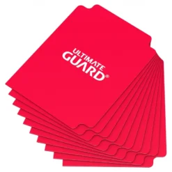 Card Dividers: Standard Size - Red -game Shop UGD010358b