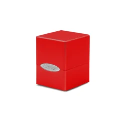 Deck Box Satin Cube Apple Red