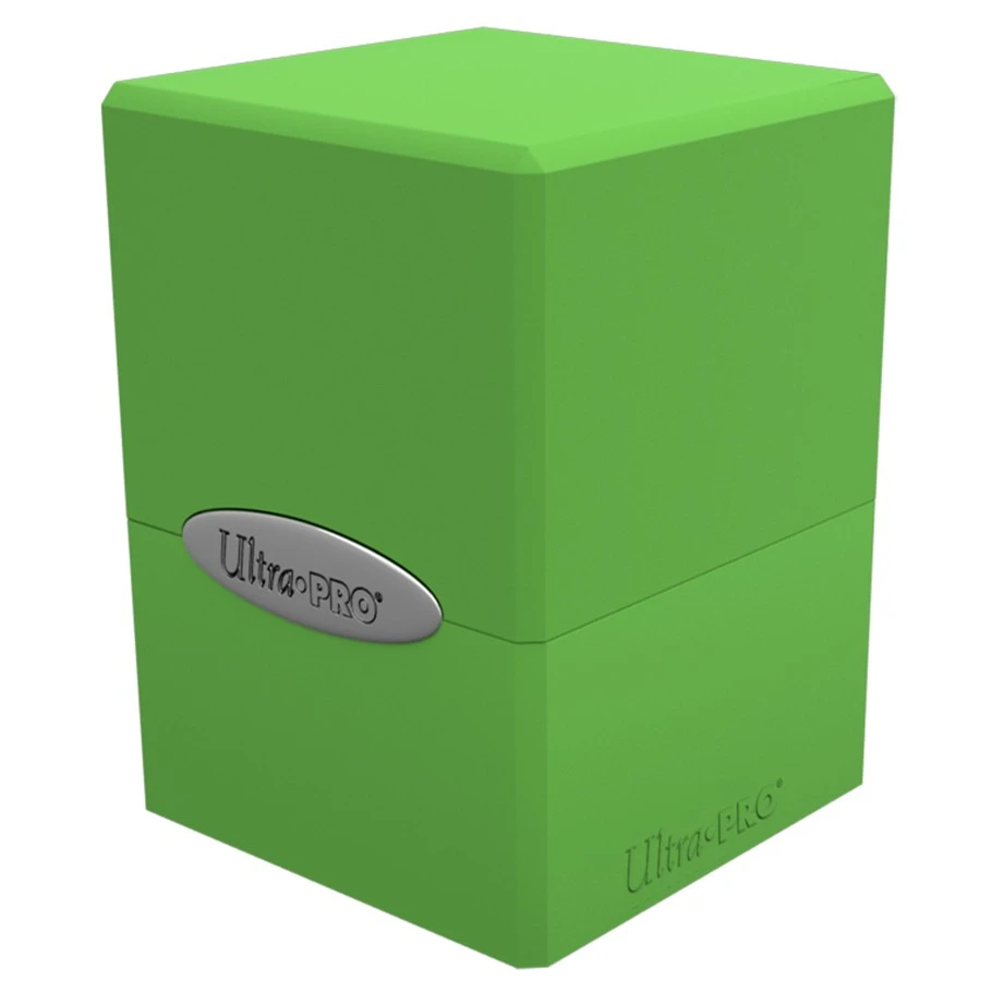Ultra Pro: Satin Cube Deck Box - Lime Green 3 Ultra Pro: Satin Cube Deck Box - Lime Green