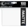 Ultra Pro Deck Protectors: Eclipse Matte: Arctic White (100) 2 Ultra Pro Deck Protectors: Eclipse Matte: Arctic White (100) -game Shop ULP15612