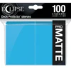 Ultra Pro Deck Protectors: Eclipse Matte: Sky Blue (100) 2 Ultra Pro Deck Protectors: Eclipse Matte: Sky Blue (100) -game Shop ULP15615