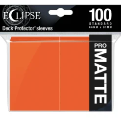 Ultra Pro Deck Protectors: Eclipse Matte: Pumpkin Orange (100)