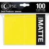 Ultra Pro Deck Protectors: Eclipse Matte: Lemon Yellow (100)