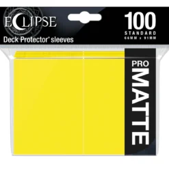 Ultra Pro Deck Protectors: Eclipse Matte: Lemon Yellow (100)
