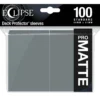 Ultra Pro Deck Protectors: Eclipse Matte: Smoke Grey (100)