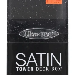 Deck Box: Satin Tower - Glitter (Black)
