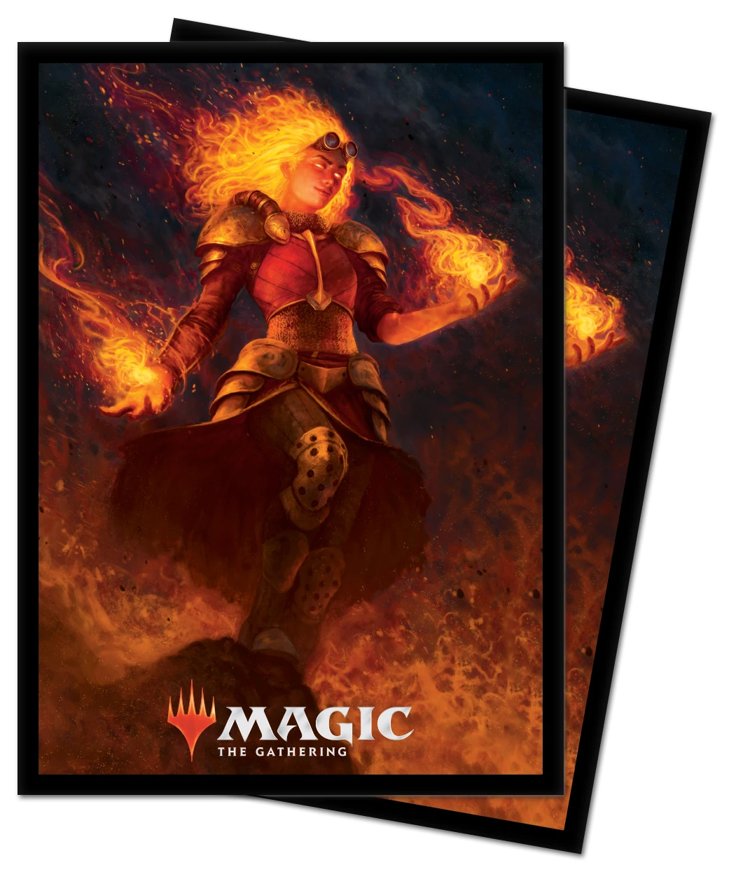 Ultra Pro Deck Protectors: M21 - Chandra, Heart Of Fire (100) 3 Ultra Pro Deck Protectors: M21 - Chandra, Heart Of Fire (100)