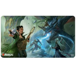 Ultra Pro Playmat: Adventures In The Forgotten Realms - The Party Fighting Blue Dragon