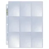 Ultra Pro: 9-Pocket Platinum Card Page (100) 1 Ultra Pro: 9-Pocket Platinum Card Page (100) -game Shop ULP81320