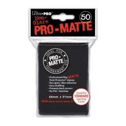 Ultra Pro Deck Protectors: Pro-Matte - Black (50)