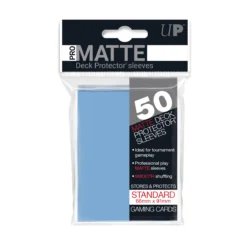 Ultra Pro Deck Protectors: Pro-Matte - Light Blue (50)