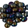 Glass Gaming Stones: Crystal Iridized Black Opal 1 Glass Gaming Stones: Crystal Iridized Black Opal -game Shop chx01178