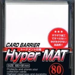 White Hyper Mat (80) Sleeves