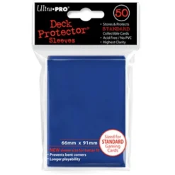 Solid Blue Standard Deck Protectors (50)